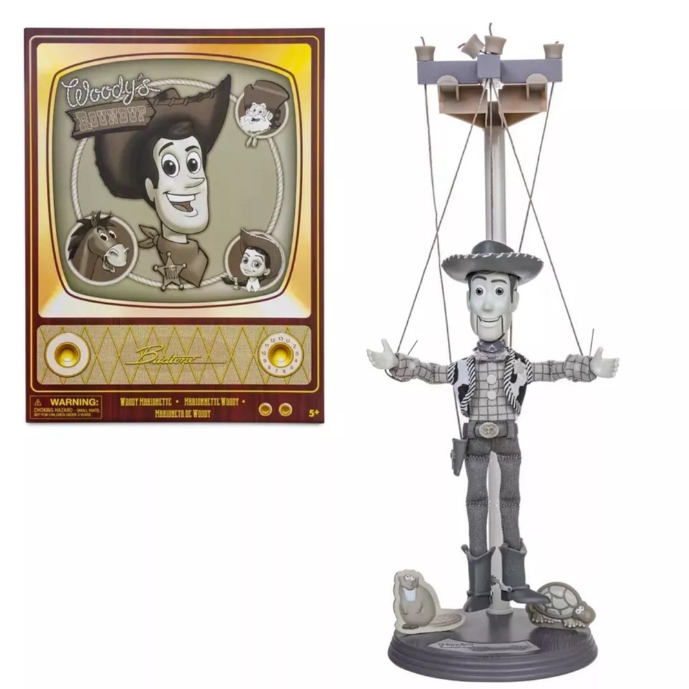 Toy Story Woody Marionette Roundup Figure NEW! Collector's Items Disney 202304D